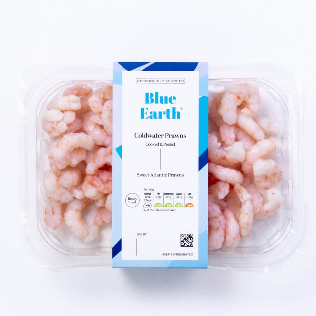 Blue Earth Foods Our Products Coldwater Prawns